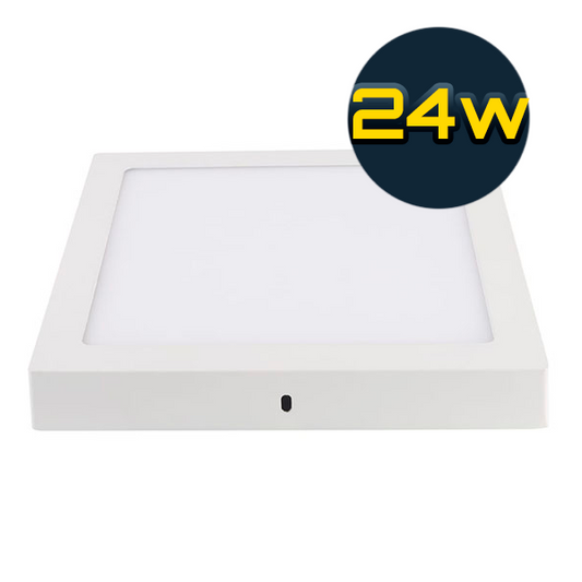 PLAFON ECO CUADRADO SOBREPUESTO 24W