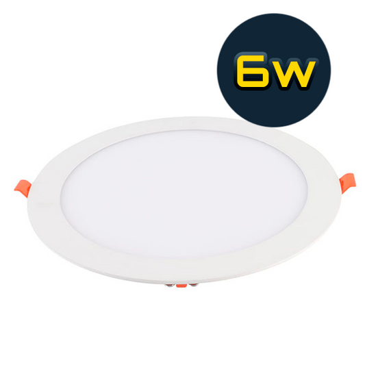 PLAFÓN ECO REDONDO EMBUTIDO 6W