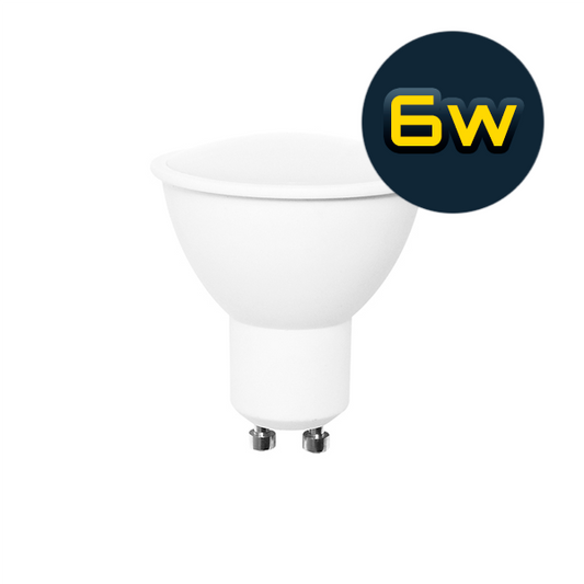 AMPOLLETA GU10 100° 6W
