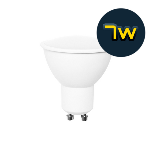 AMPOLLETA GU10 100° 7W